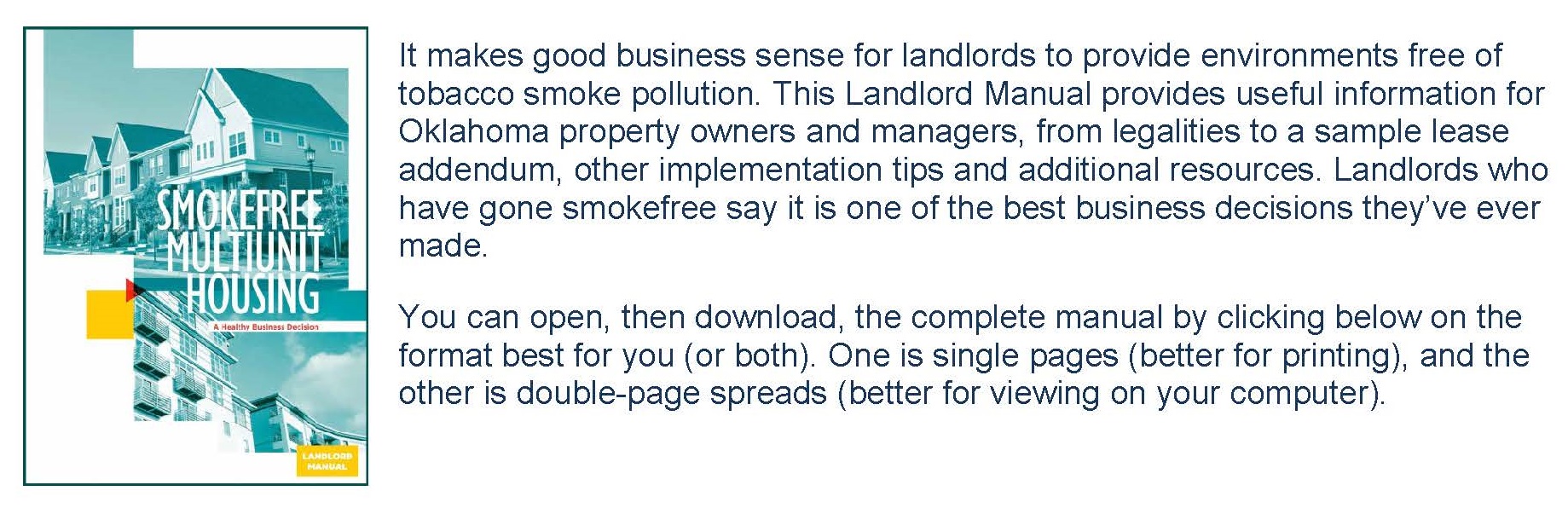 Opening Comments for Landlord's Page
